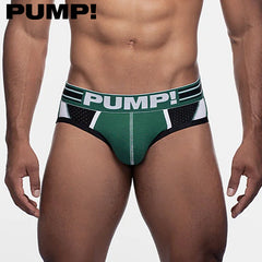 ¡BOMBA! - Calzoncillos Boost Brief - Negro/Verde