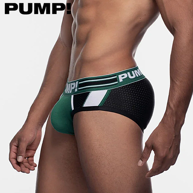 ¡BOMBA! - Calzoncillos Boost Brief - Negro/Verde