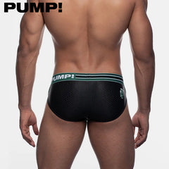 ¡BOMBA! - Calzoncillos Boost Brief - Negro/Verde