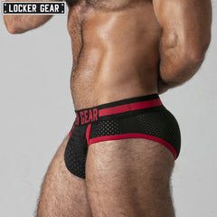 LOCKER GEAR - PUSH IT Braguitas de malla - Rojo