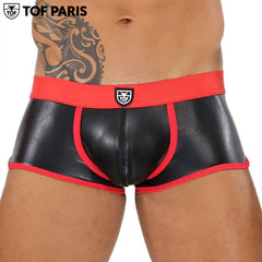 TOF Paris - Boxer Fetiche - Negro-Rojo