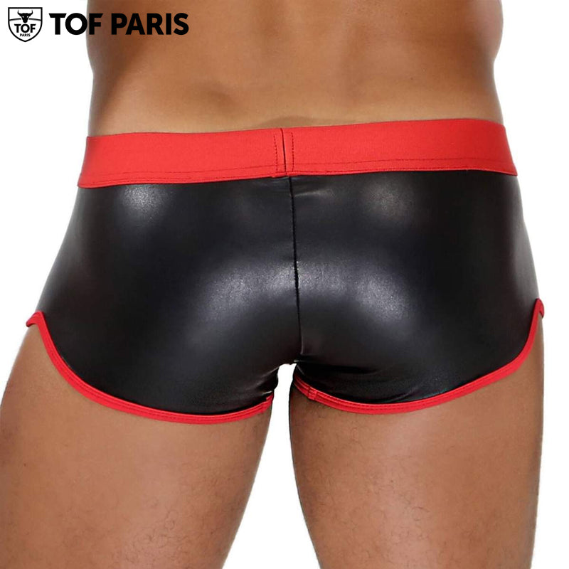 TOF Paris - Boxer Fetiche - Negro-Rojo