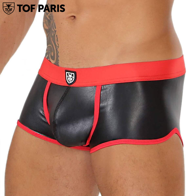 TOF Paris - Boxer Fetiche - Negro-Rojo