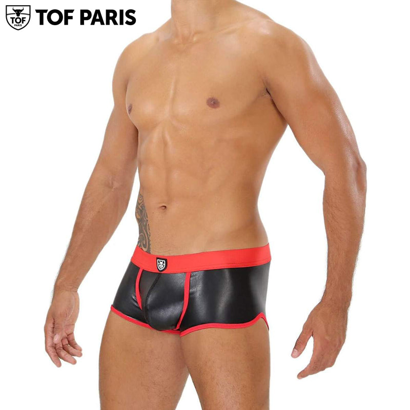 TOF Paris - Boxer Fetiche - Negro-Rojo