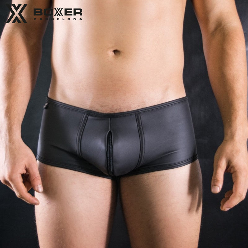 BOXER - Neo Boxer Short - Doble Cremallera - Negro 