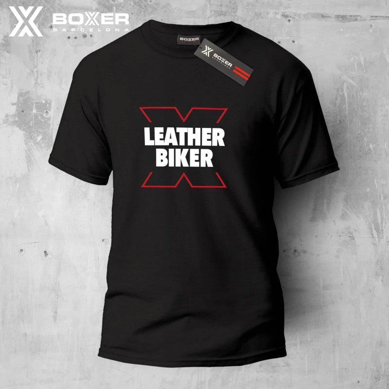 BOXER - Camiseta Juega Conmigo - Biker de cuero 