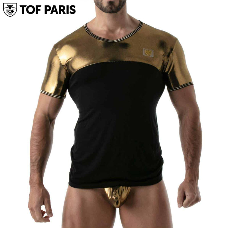 TOF Paris - Camiseta Metal - Dorado 