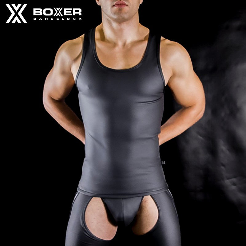 BOXER - Camiseta sin mangas Neo Vest - Negro 