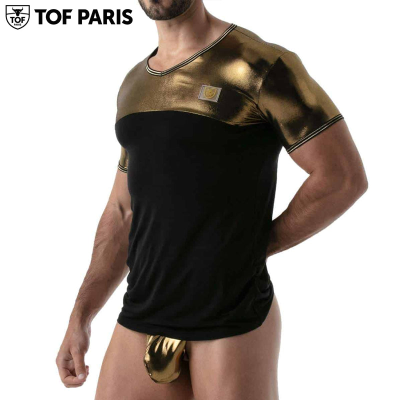 TOF Paris - Camiseta Metal - Dorado 