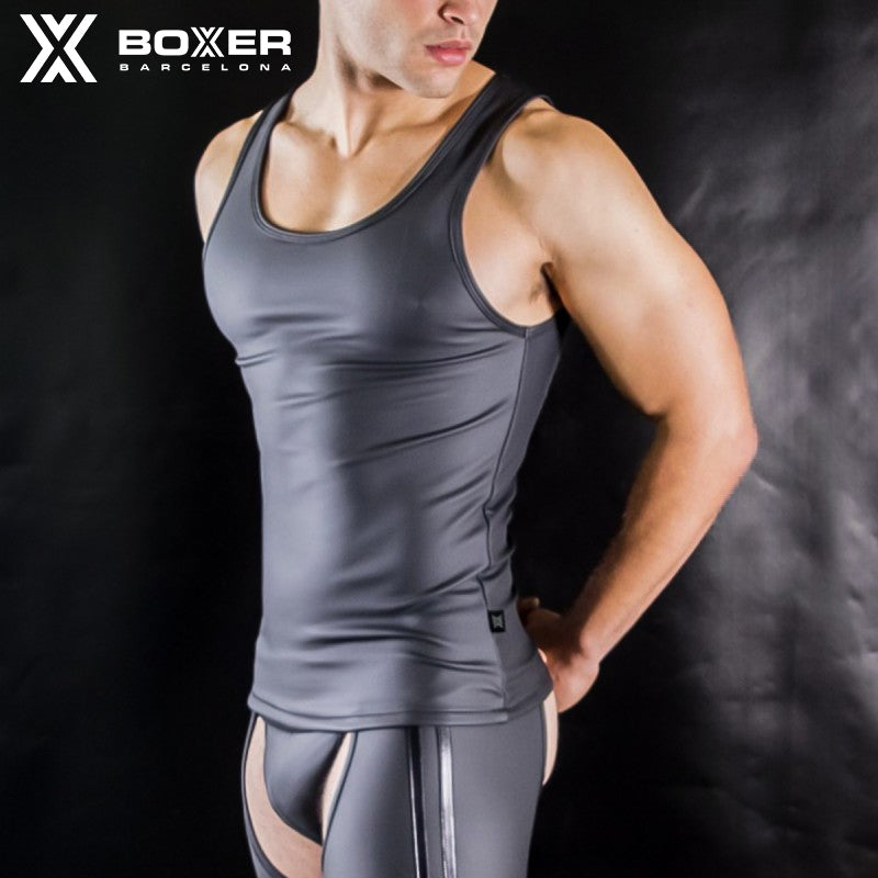 BOXER - Camiseta sin mangas Neo Vest - Negro 