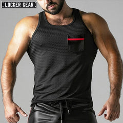 Locker Gear - Mira la camiseta sin mangas roja más dura 