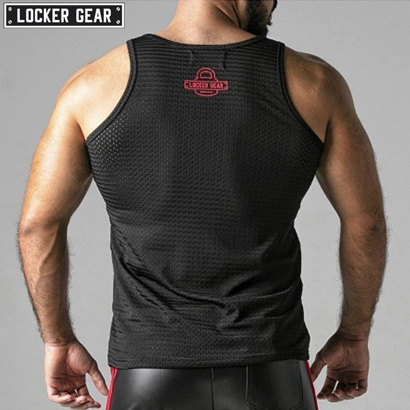 Locker Gear - Mira la camiseta sin mangas roja más dura 