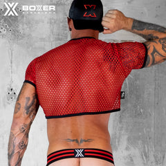 BOXER - BEAST TOP - Top corto 