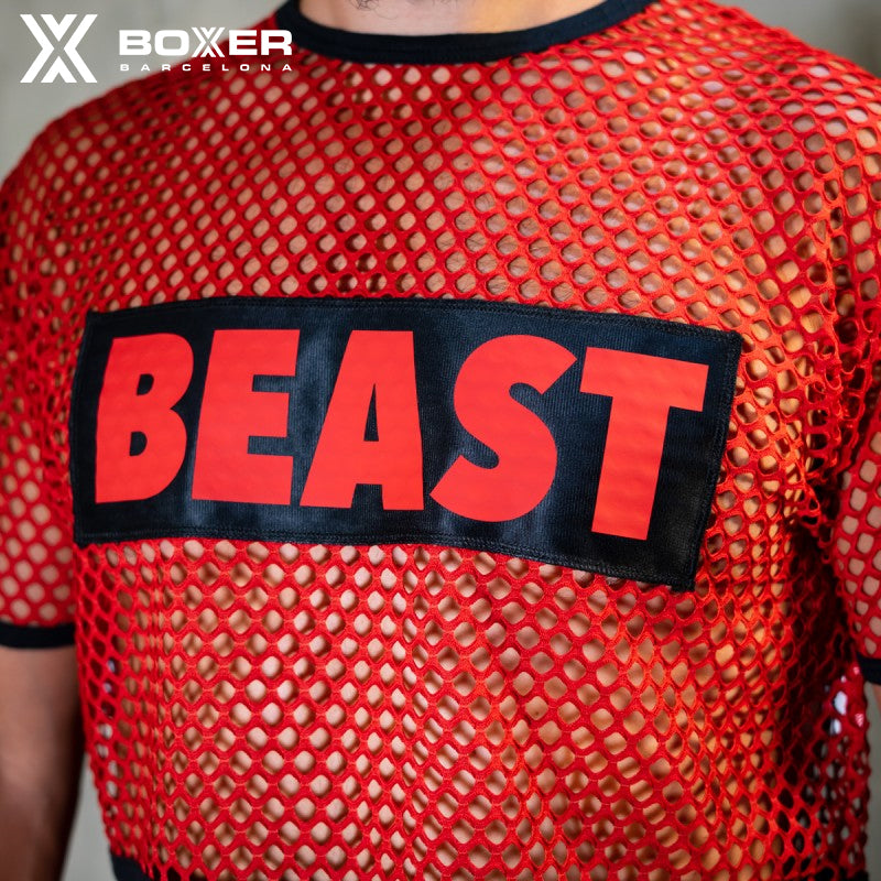 BOXER - BEAST TOP - Top corto 