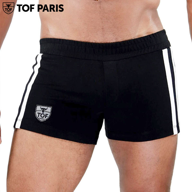 TOF Paris - Pantalón corto Berlín - Negro-Blanco