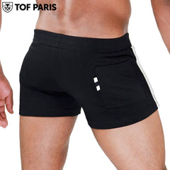 TOF Paris - Pantalón corto Berlín - Negro-Blanco