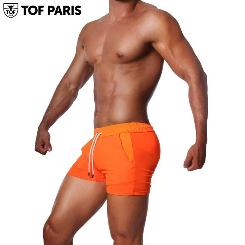 TOF Paris - Pantalones cortos Happy - Naranja neón