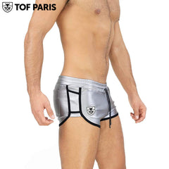 TOF Paris - Pantalón corto plateado