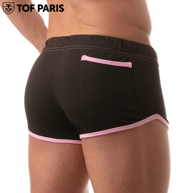 TOF Paris - Shorts de malla - Negro