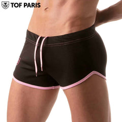 TOF Paris - Shorts de malla - Negro