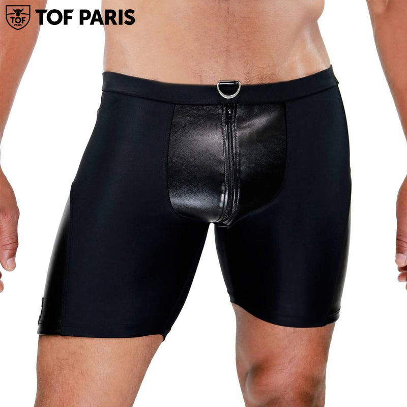 TOF Paris - Pantalones cortos con cremallera Deri - Negro