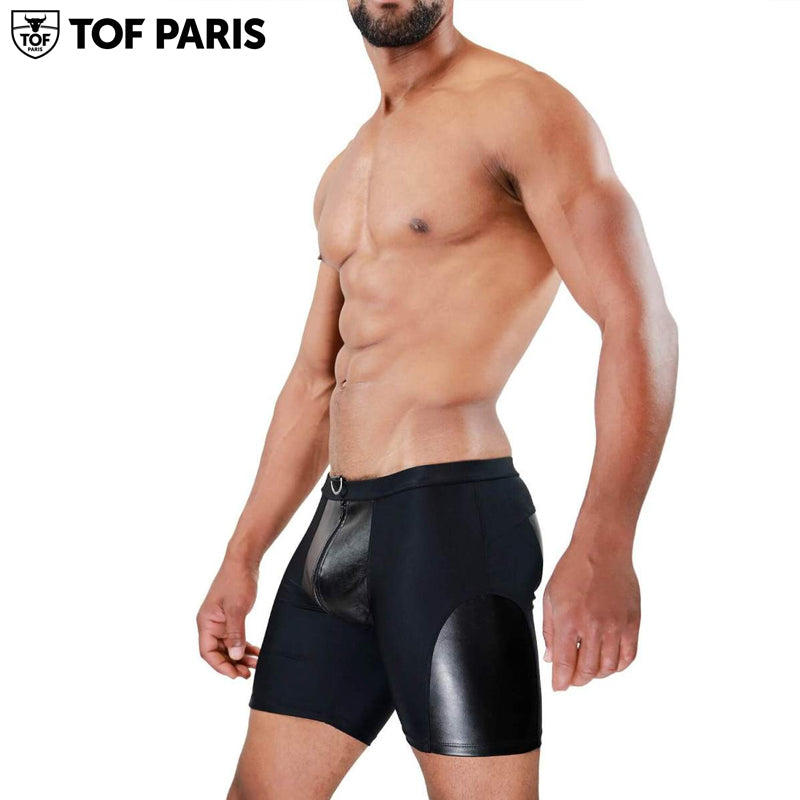 TOF Paris - Pantalones cortos con cremallera Deri - Negro