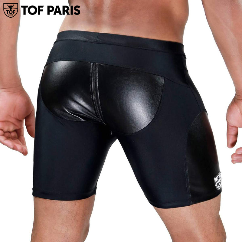 TOF Paris - Pantalones cortos con cremallera Deri - Negro