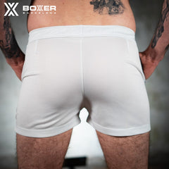 BOXER - Pantalones cortos T-Class - Blanco/Negro 