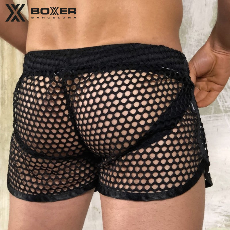 BOXER - Pantalones cortos de puta - Negro 