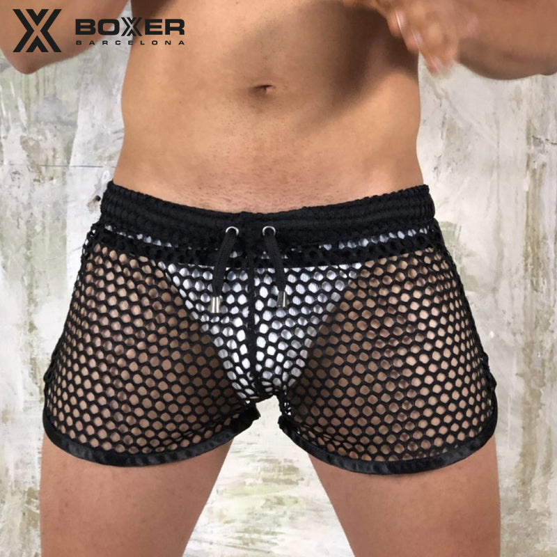 BOXER - Pantalones cortos de puta - Negro 