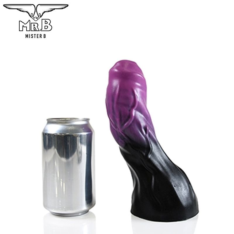 Mister B - Consolador HellHound Horus - Negro Morado S (20 cm)