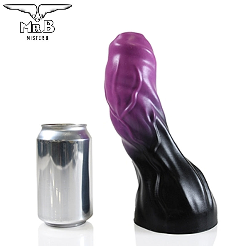 Mister B - Consolador HellHound Horus - Negro Morado M (25 cm)