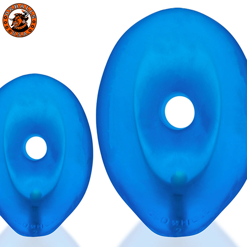 Oxballs - Glowhole-1 Plug anal hueco con inserto de LED Blue Morph Small