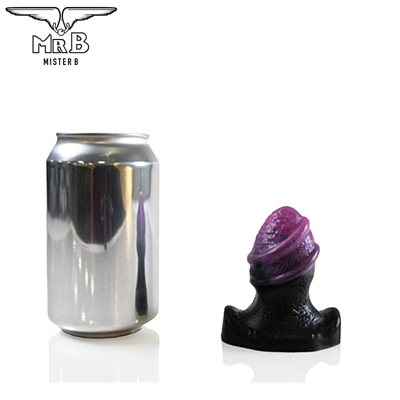 Mister B - Plug Anal HellHound Sphinx - Negro Morado XS (8 cm)