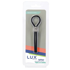 Lux Active - Corbata para pene de silicona ajustable Tether - Negro