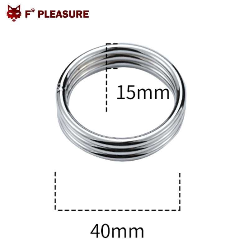 F* Placer - anillo para el pene de acero inoxidable - Ø 40 mm.