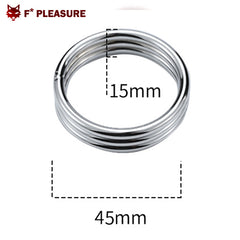 F* Placer - anillo para el pene de acero inoxidable - Ø 45 mm.