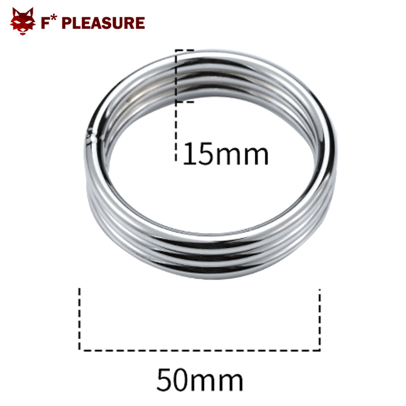 F* Placer - anillo para el pene de acero inoxidable - Ø 50 mm.