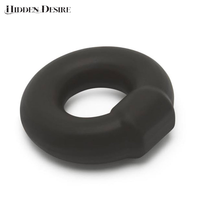 Hidden Desire - Anillo para el pene con perno de silicona suave