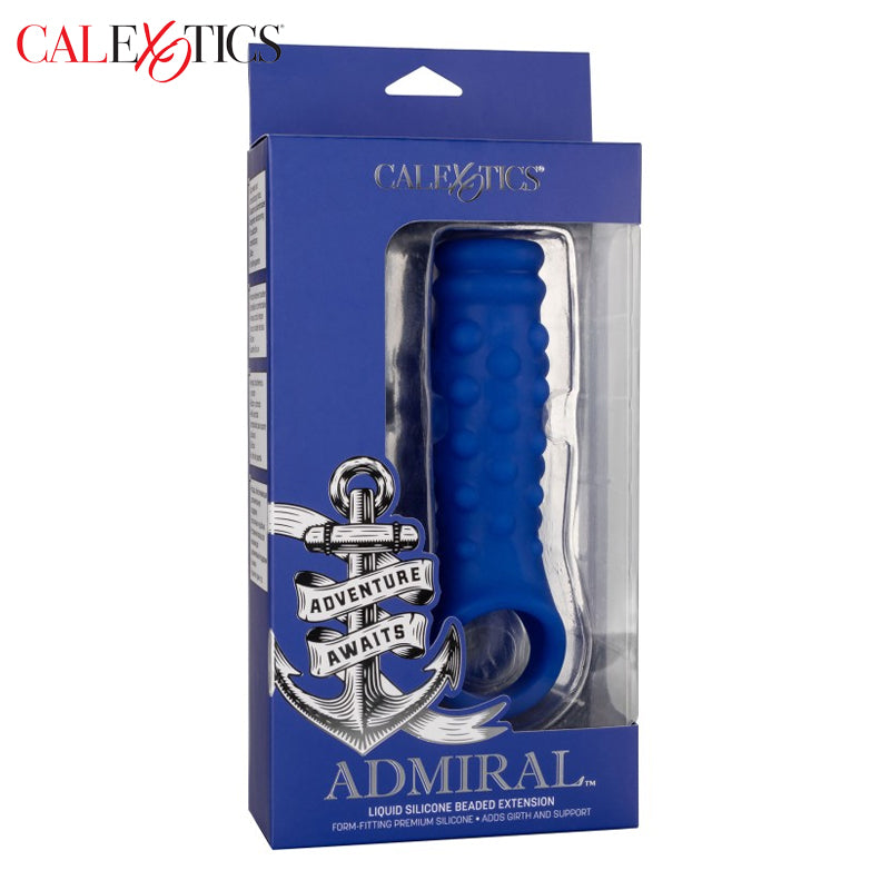 CalExotics - Funda extensora de pene Admiral Beaded Extension