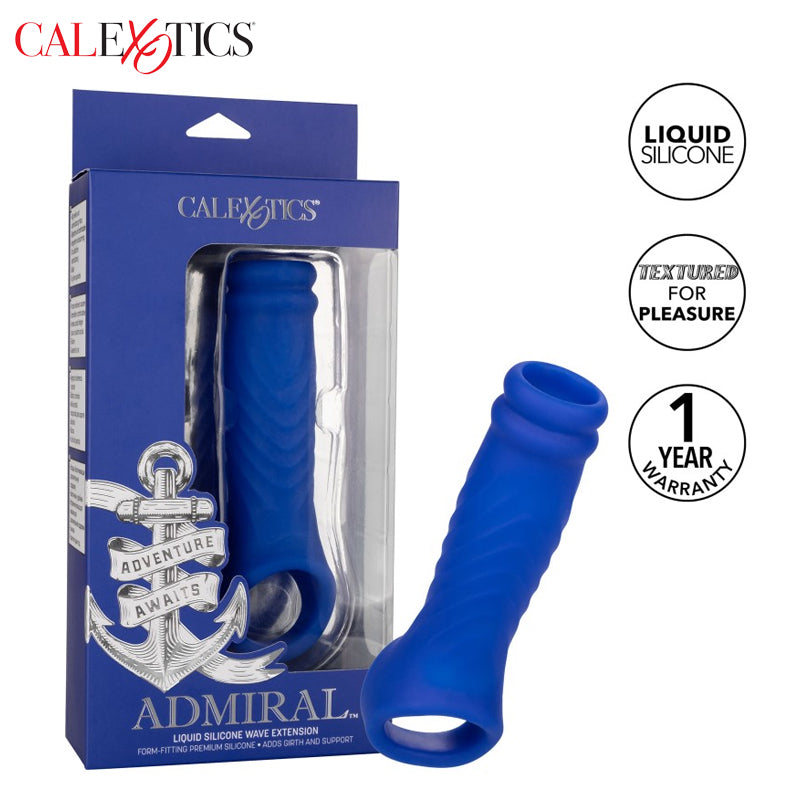 CalExotics - Funda extensora de pene Admiral Wave Extension