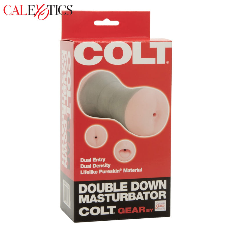 CalExotics COLT Gear - Masturbador doble hacia abajo