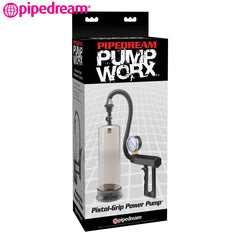 Pipedream Pump Worx - Bomba de pene eléctrica con empuñadura de pistola