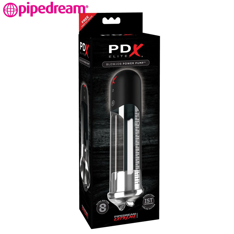 Pipedream - Bomba de pene eléctrica Elite Mamada