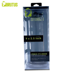 BRUTUS - Cilindro de pene premium 9 x 2,5 pulgadas