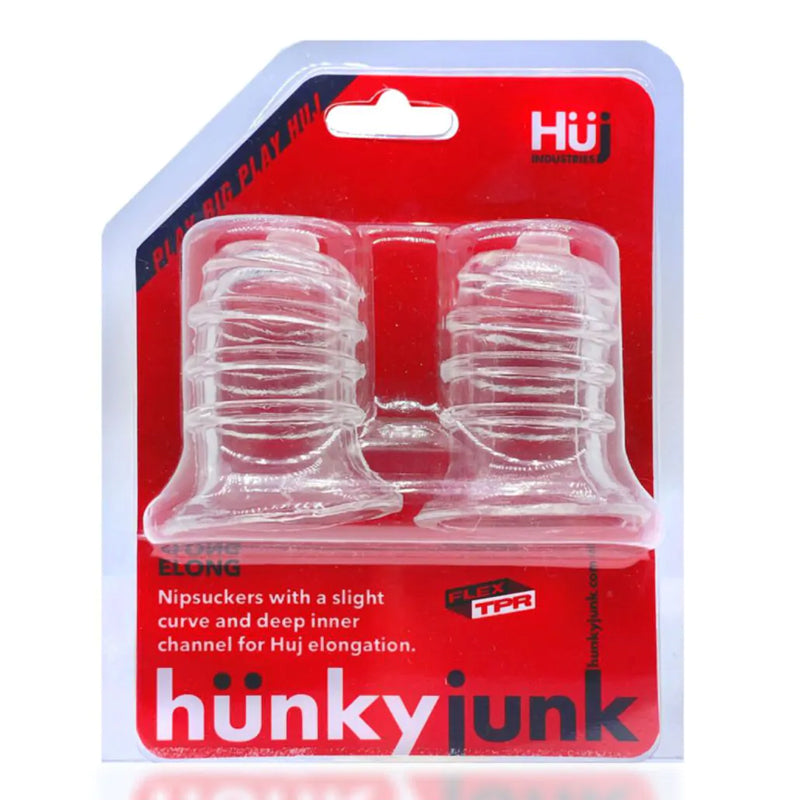 Succionadores de pezones Hünkyjunk Elong (2x) - Transparente