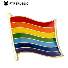 PRIDE LGBTQ Rainbow Jewelry Pin - Arco iris