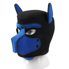 Capucha de neopreno para cachorros - Azul