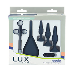 Set de entrenamiento anal de silicona activa Lux BMS