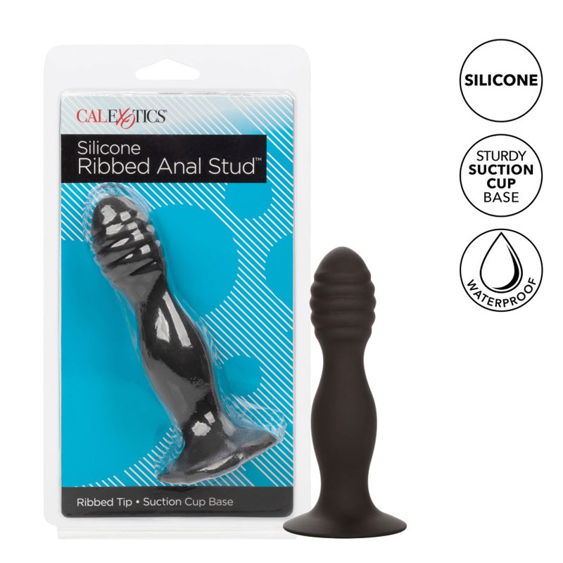 Semental anal acanalado CalExotics (13 cm)